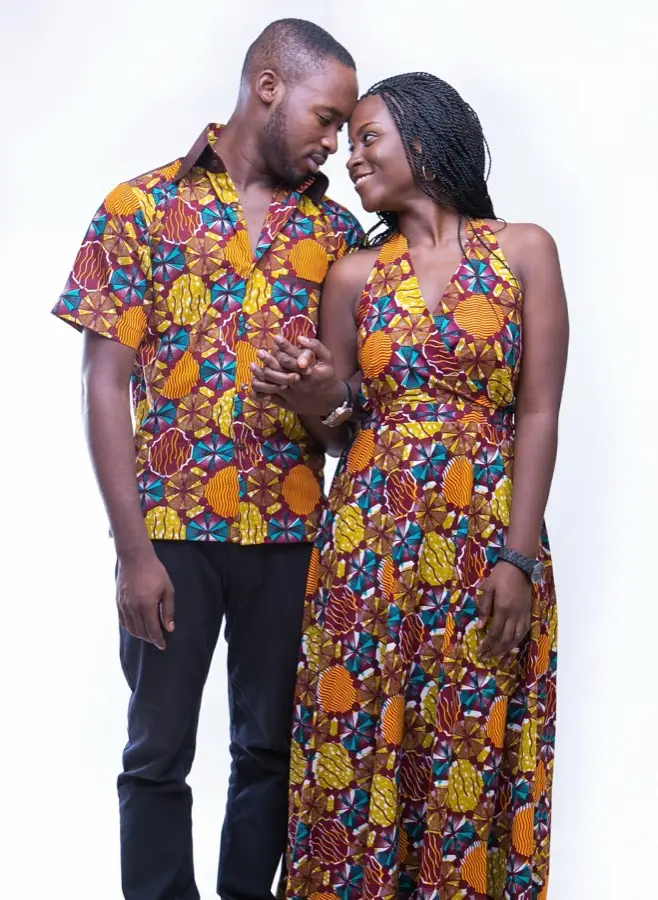 Matching print set for two